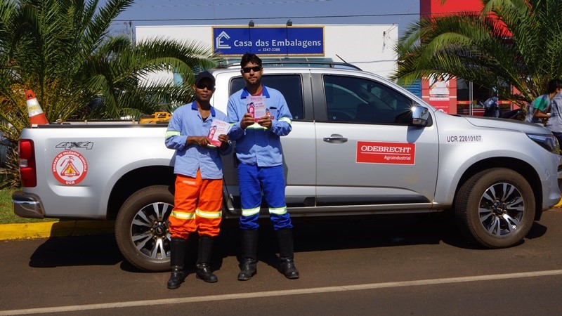 Odebrecht Agroindustrial realiza ação contra incêndios junto à comunidade