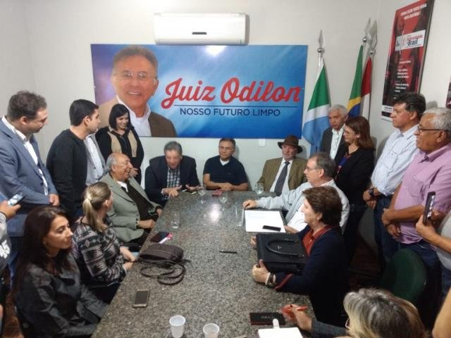 Reunião do PDT que confirmou a escolha do vice.