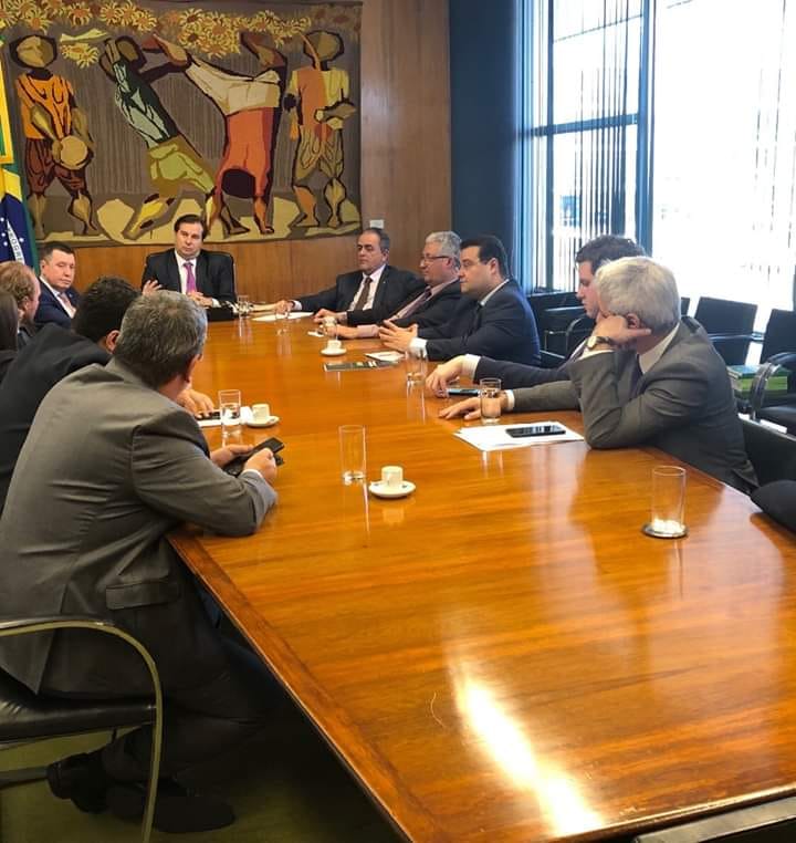 Reunião hoje a tarde na Câmara dos Deputados em Brasília. 
