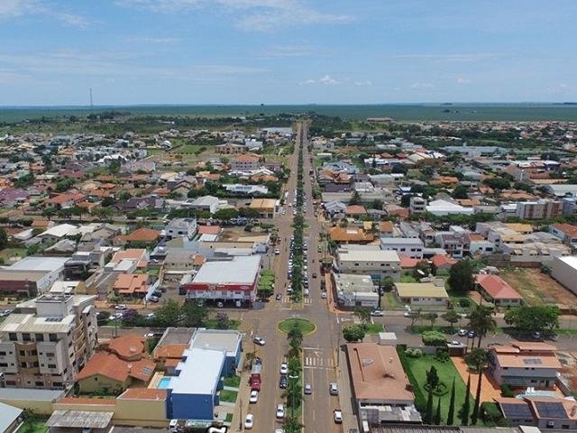 Vista aérea de Chapadão do Sul.