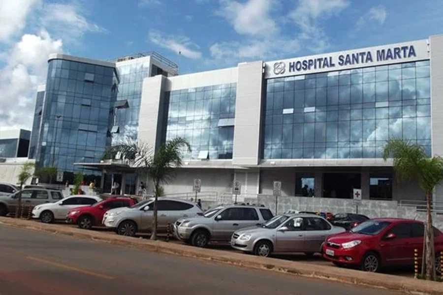 Hospital Santa Marta, no Distrito Federal. 