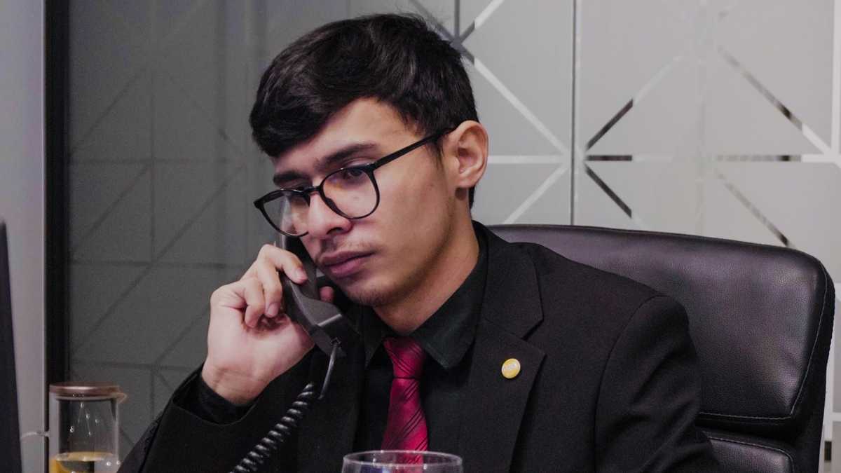 Presidente Global Marcelino Almeida no Gabinete Presidencial