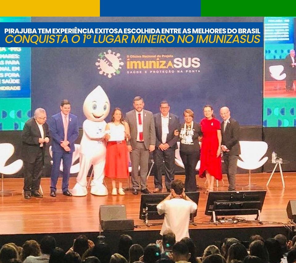 Pirajuba Conquista 1º Lugar em Minas no ImunizaSUS
