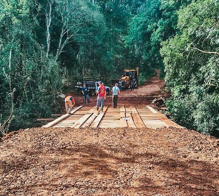 Ponte entre Linha Prass e Rincão Seco une Quinze de Novembro e Ibirubá