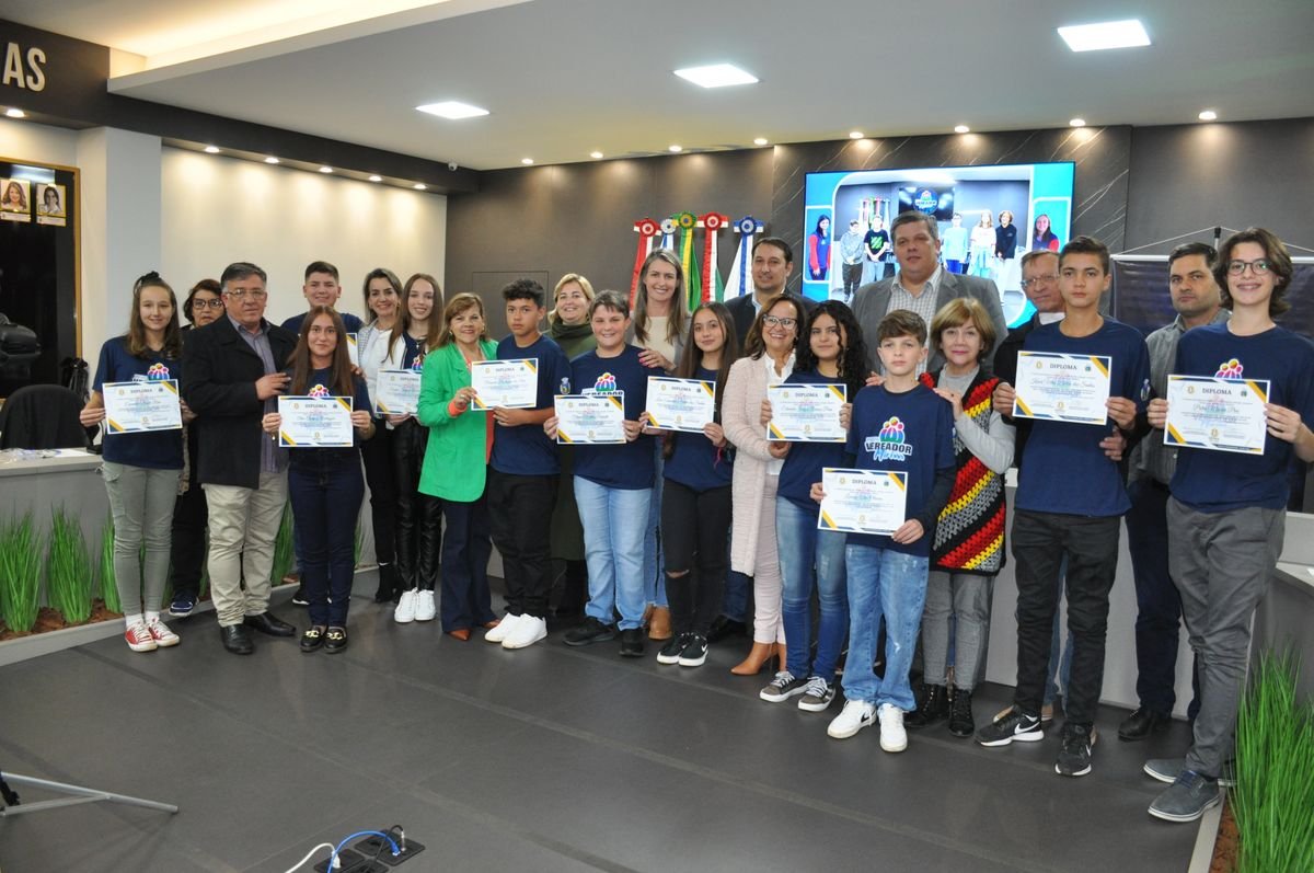 Vereadores Mirins tomaram posse em Ibirubá