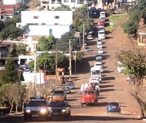 Este ano evento foi no sábado e mobilizou centenas de motoristas de Ibirubá e da região