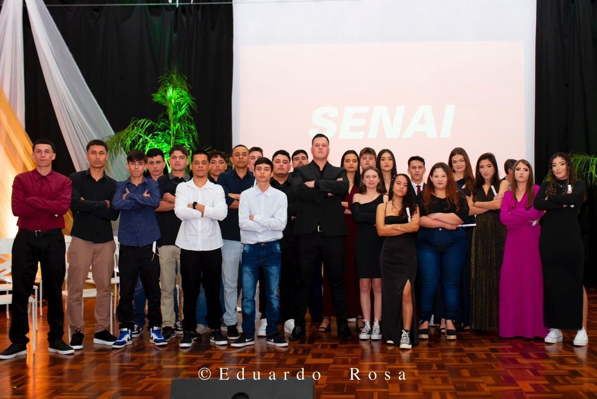Jovens celebram conclusão de cursos profissionalizantes no SENAI em Ibirubá