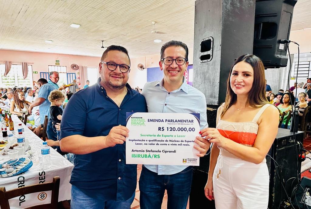 Emenda de R$ 120.000 para a iluminação da quadra de esportes local.