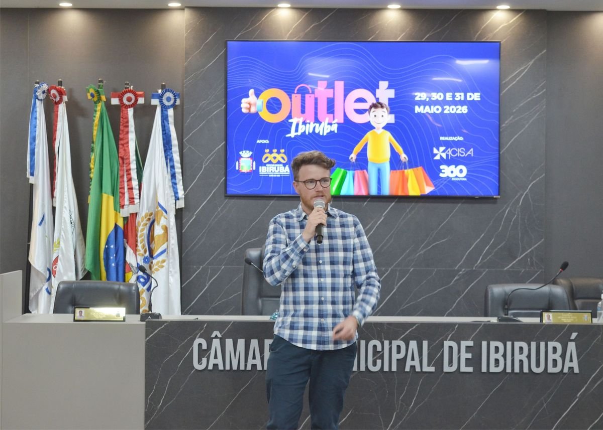 Pablo lauxen, responsável pelo outlet de Ibirubá 