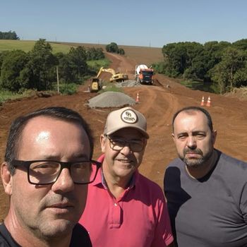 Vereadores realizam visita técnica para acompanhamento das obras na ERS-510