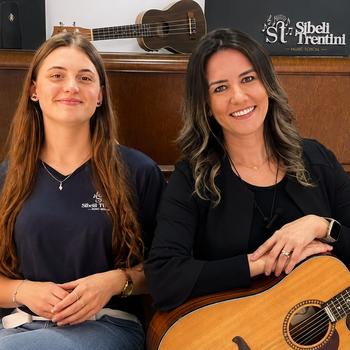 Sabrina Prass e Sibele Trentini quando ensinar música também transforma vidas