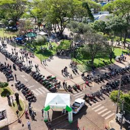 2º Motofest lota Praça General Osório e reúne motociclistas de diferentes cidades