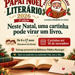 Papai Noel Literário convida crianças e adolescentes de Ibirubá a pedir livros em cartinhas