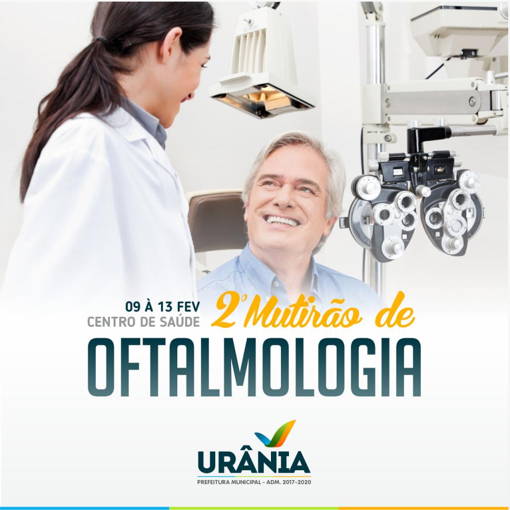 Prefeitura de Urânia realiza 2º Mutirão da Oftalmologia
