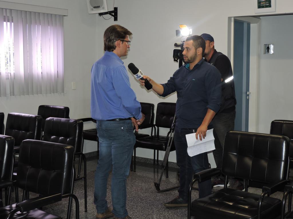 Rafael Carnaz deu entrevista para a TV Tem nesta manhã de terça-feira