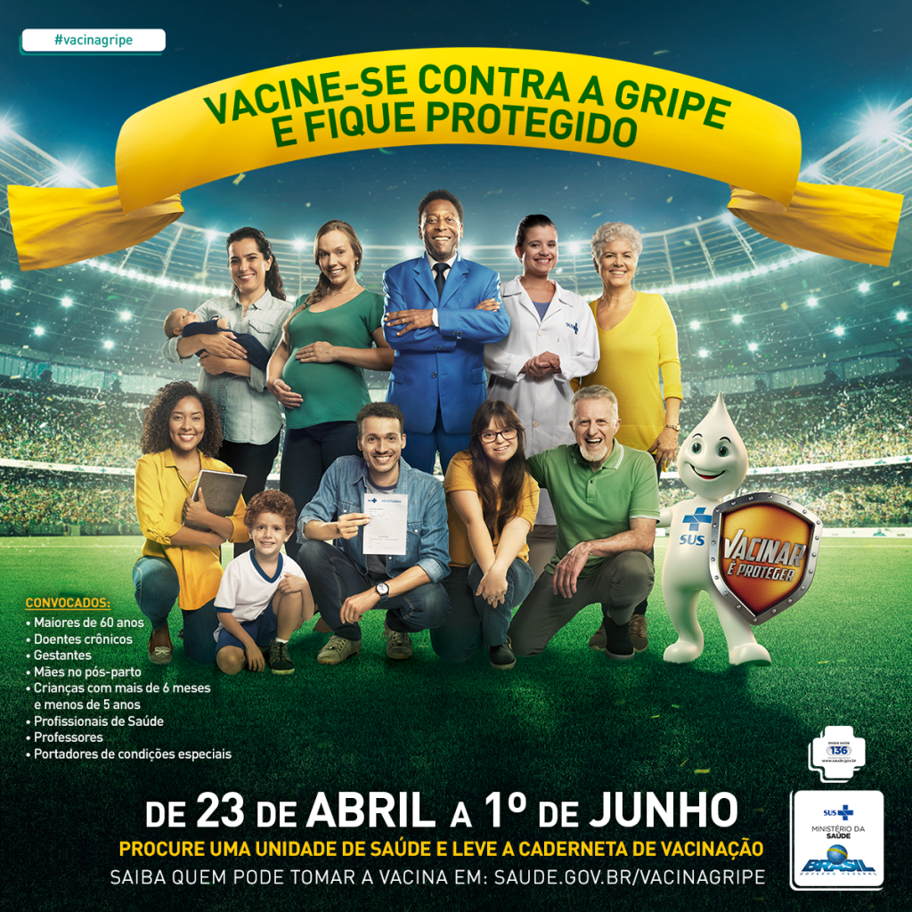 Urânia - Campanha de vacinação contra gripe começa no dia 23 de abril no Centro de Saúde (Postão)