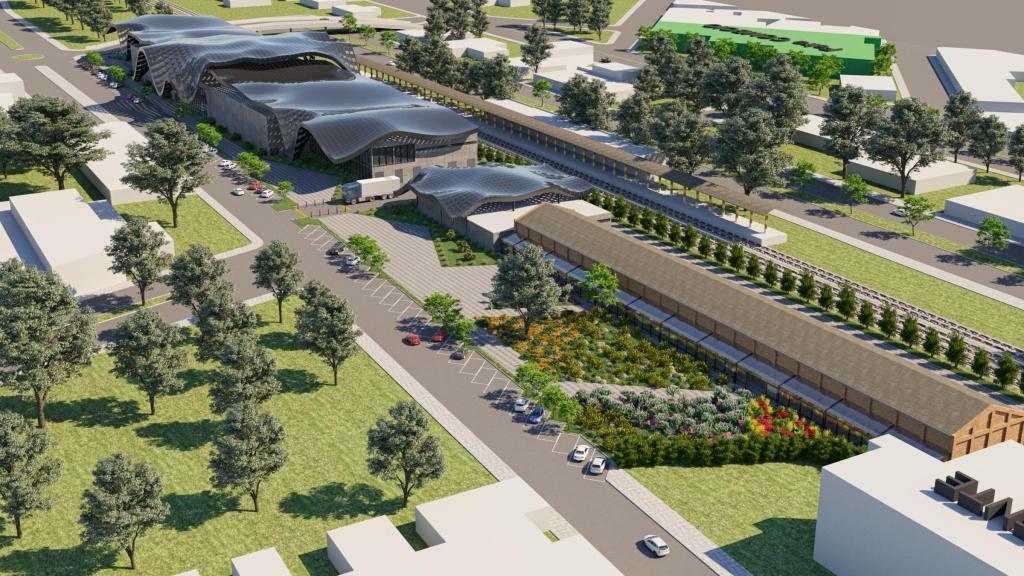 O projeto prevê a construção de um Mercado Central e a requalificação do Comboio na área da antiga FEPASA