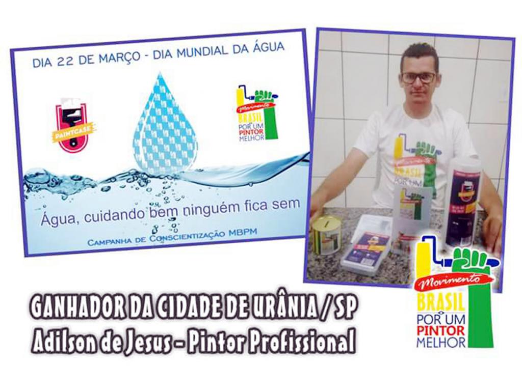 Pintor uraniense é novamente premiado em campanha nacional, dessa vez, com foco na preservação ambiental