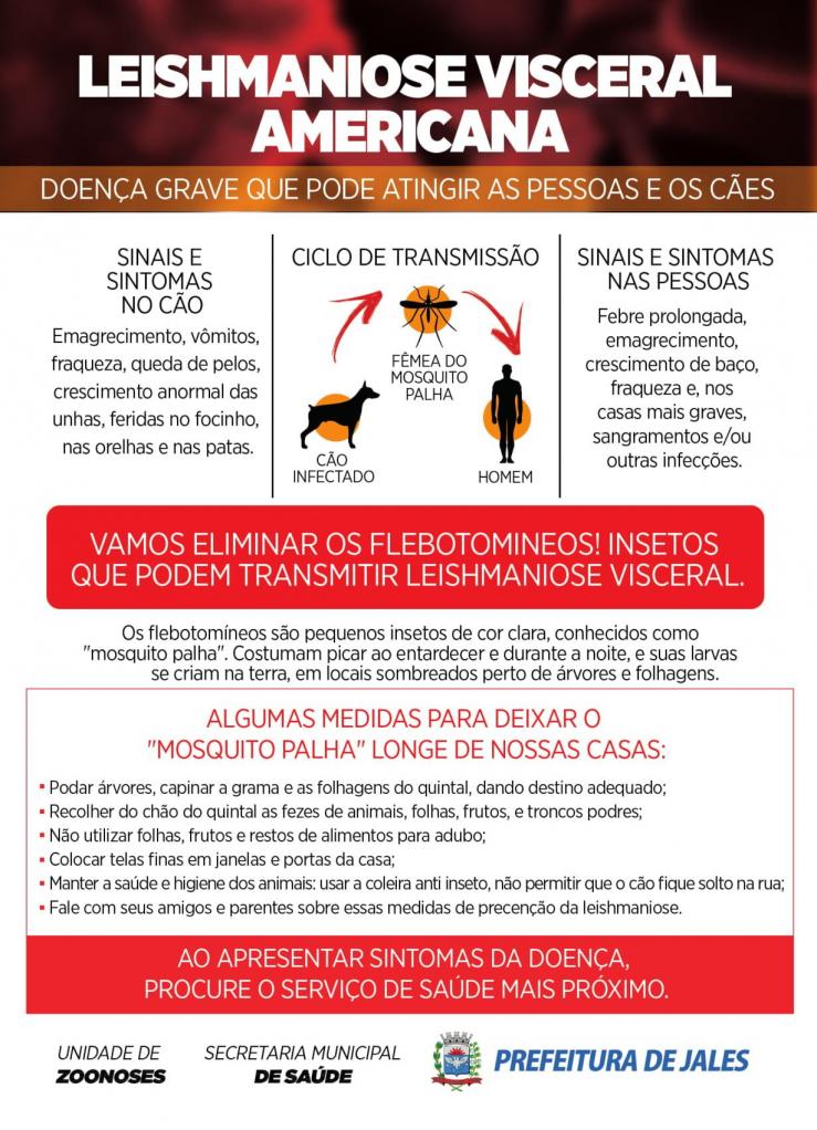 Saúde inicia campanha contra Leishmaniose e o abandono de animais