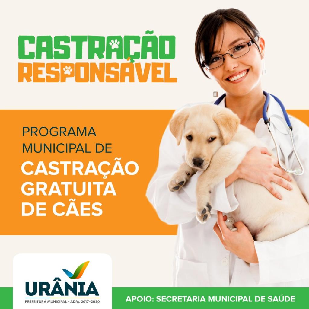 Prefeitura de Urânia cria Projeto Castração Responsável