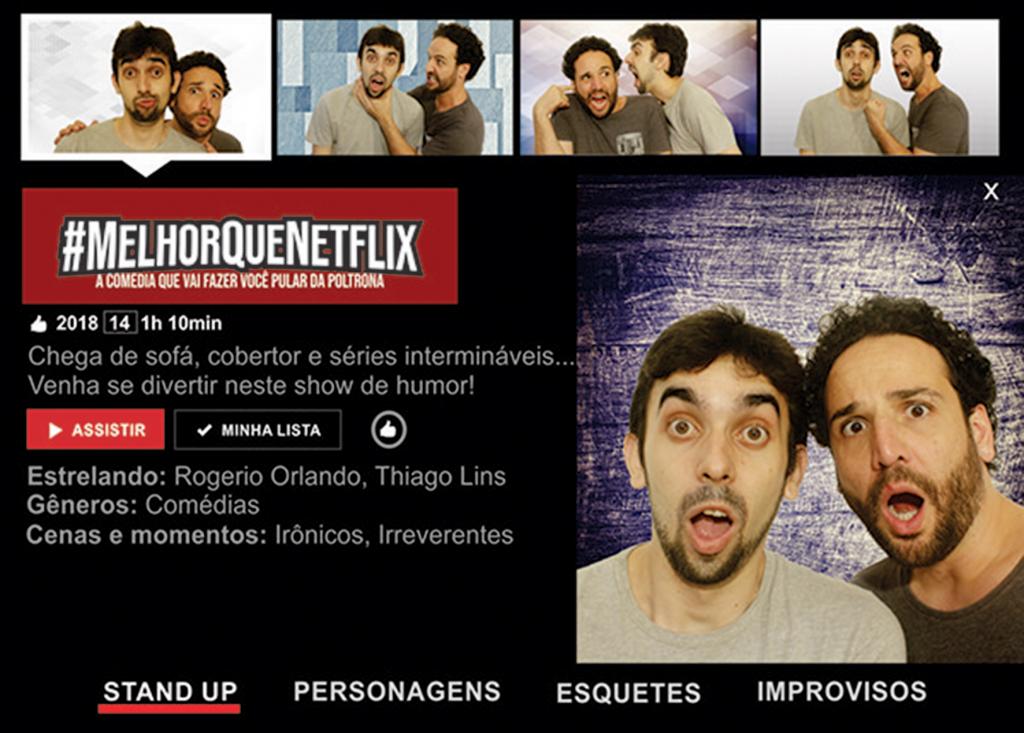 Show de humor #MelhorQueNetflix será apresentado no Teatro Municipal