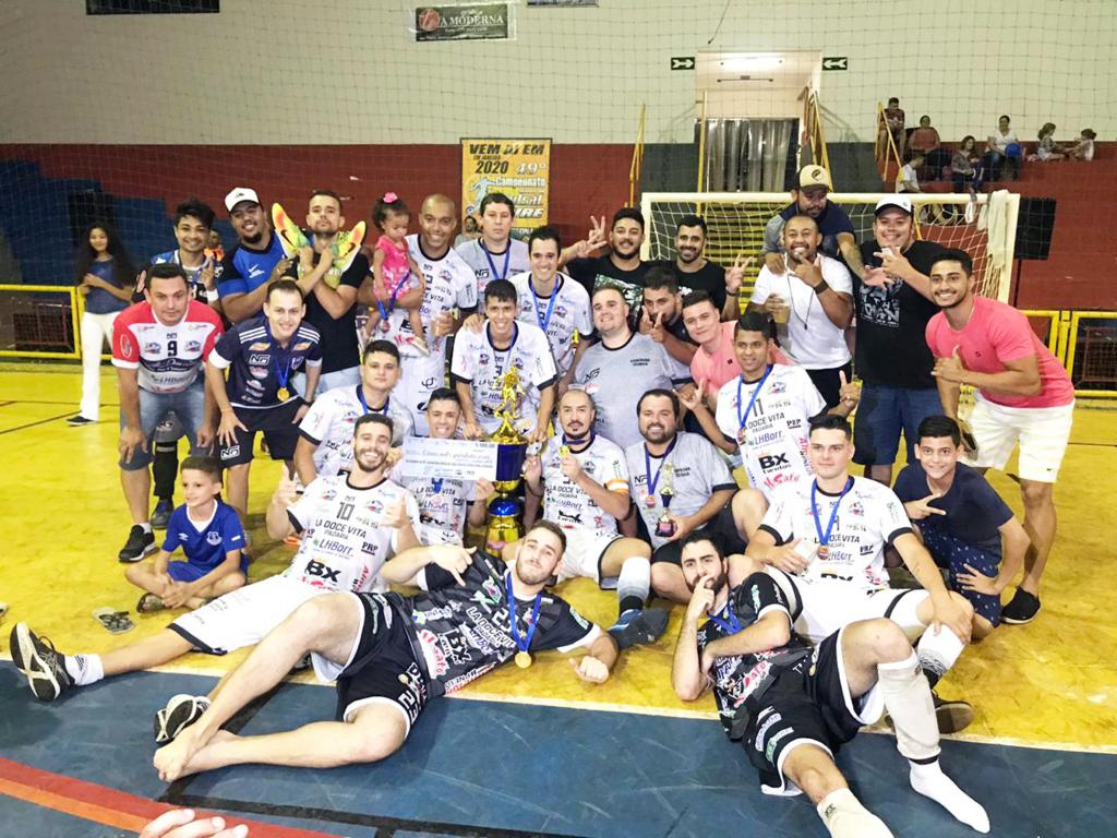 Equipe LHBorr/Padaria La Doce Vita/ Bio Vida é bicampeã no 48º Campeonato Aberto de Futsal