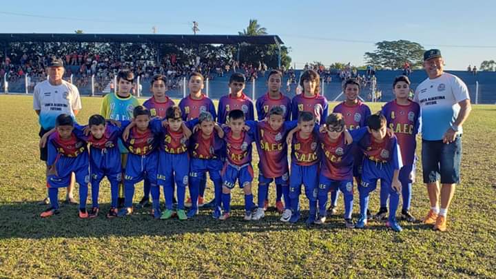 O time de Santa Albertina, vice-campeão da Sub 11