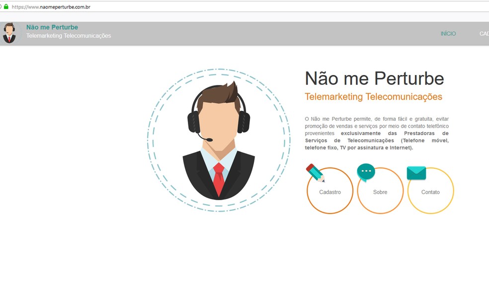 Site recebe a partir desta terça cadastro para lista de 'não perturbe' das teles