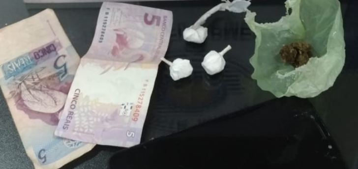 Adolescente é abordado com drogas pela Polícia Militar de Jales