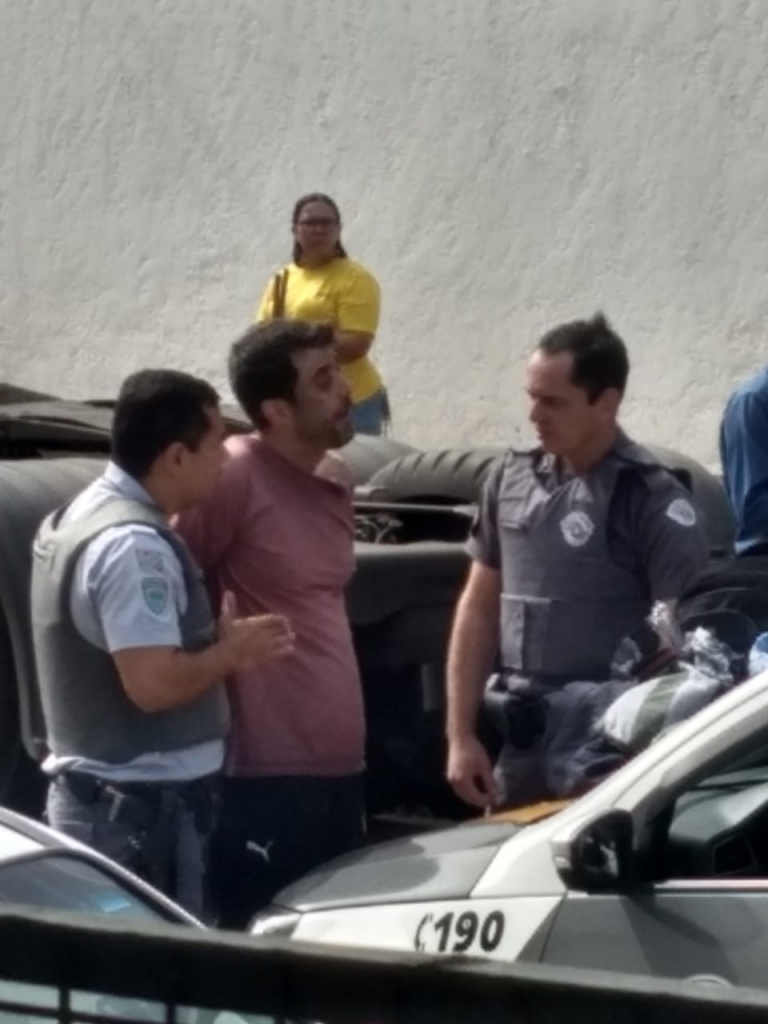 O motorista responsável pela droga