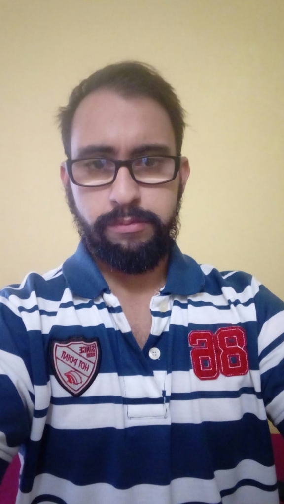 O aluno Leonardo Candido dos Santos