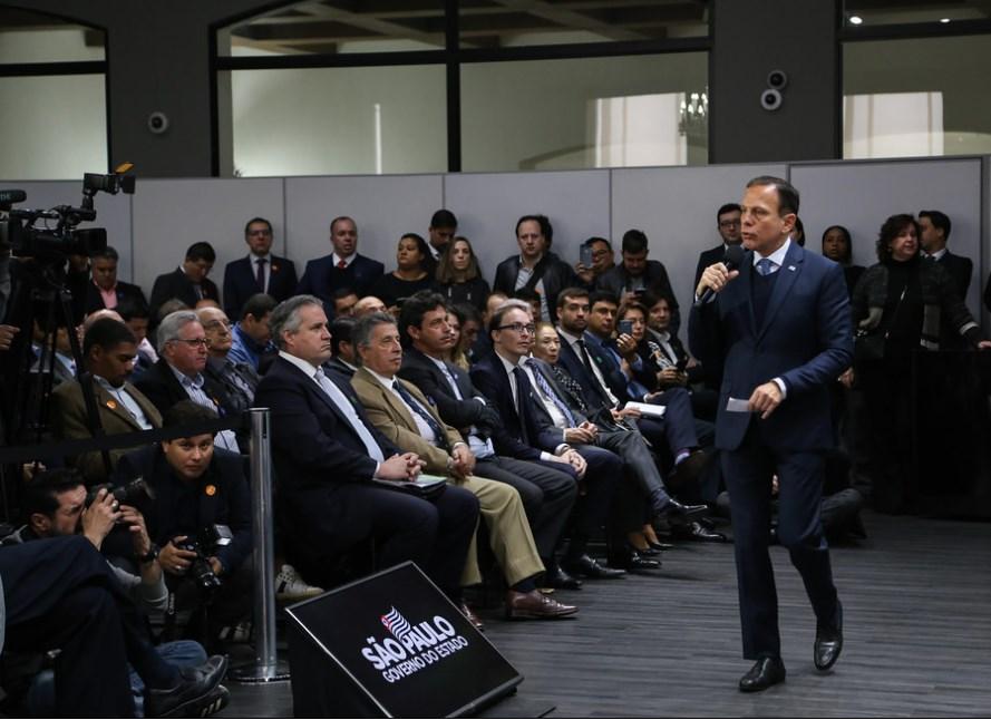 Durante a cerimônia o governador João Doria assinou 146 convênios no valor de R$ 120 milhões para financiar obras em 85 municípios com verba do Dadetur