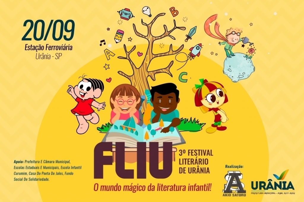 Vem aí o 3º FLIU – Festival Literário de Urânia