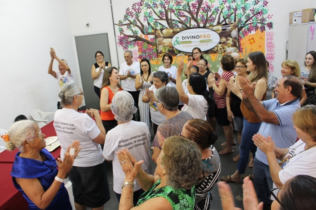 O momento do parabéns foi emocionante