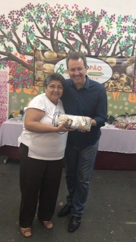 O prefeito Flávio Prandi Franco, o Flá participou da festividade