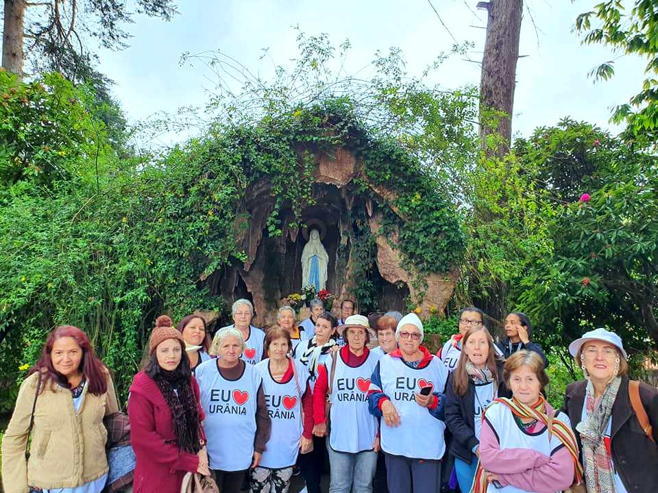 A gruta Nossa Senhora de Lourdes também foi bastante visitada