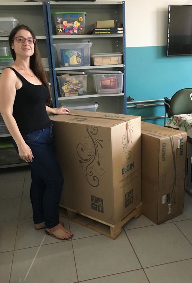 A secretária municipal de Educação, Aline Martins