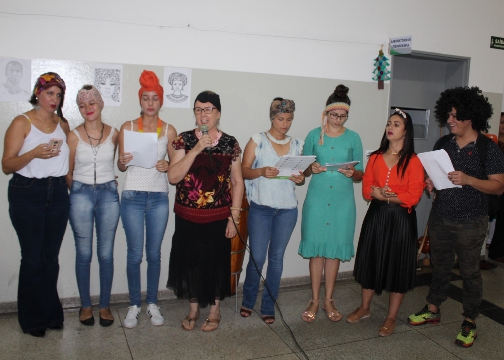 O curso de Letras apresentou uma leitura dramatizada do poema “Essa Nega Fulô”, de Jorge de Lima