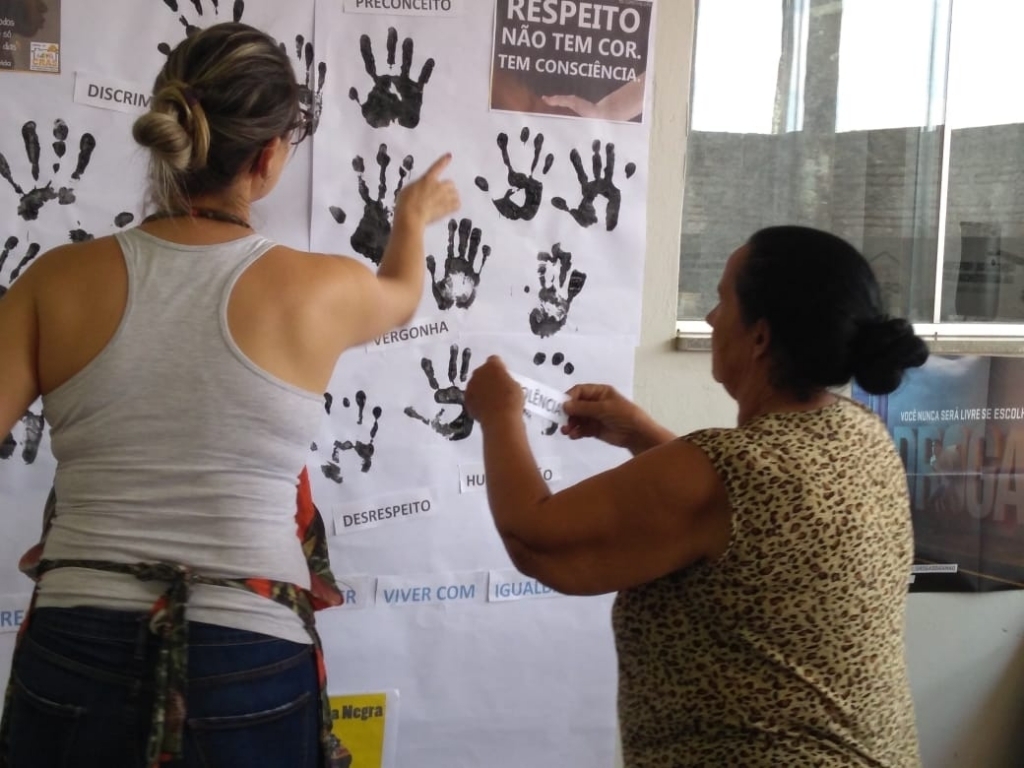Participantes interagiram ao decorrer das atividades