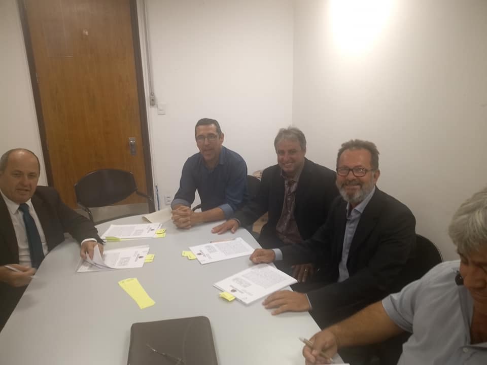 A reunião foi no gabinete do deputado estadual Itamar Borges