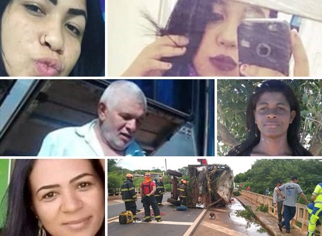 As vítimas do acidente envolvendo a motoneta e o ônibus