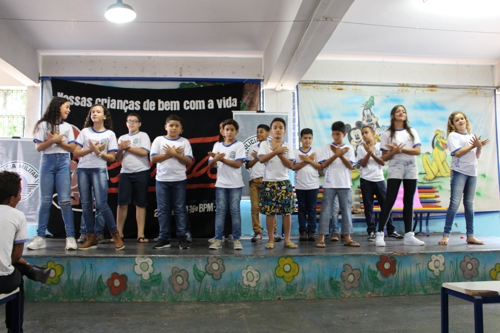 Dança também foi uma das exibições dos estudantes