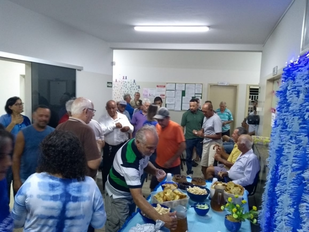 Os participantes tiveram a oportunidade de participar de um café da tarde com várias guloseimas, como também o sorteio de brindes