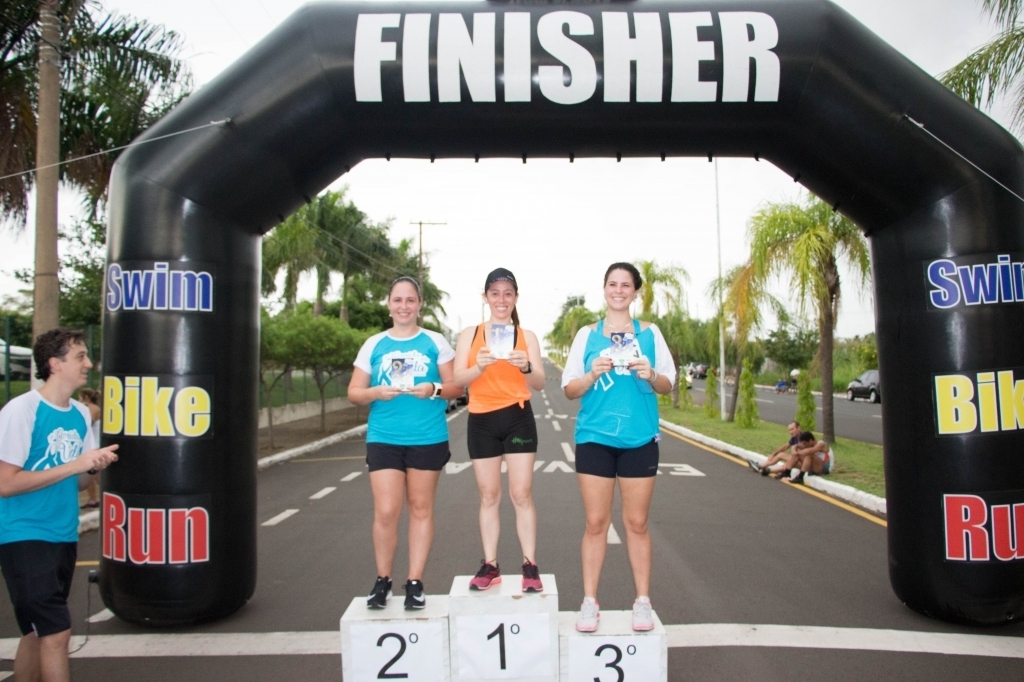 1º, 2º e 3º Lugar da Categoria Geral Feminina