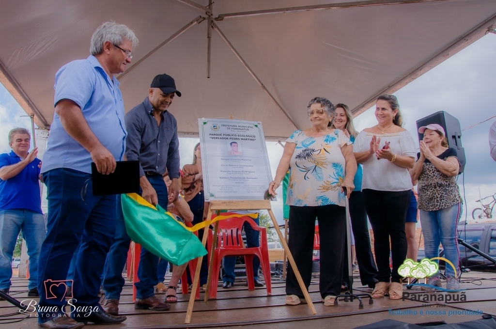 Inauguração oficial do Parque Público Ecológico “Vereador Pedro Martins”
