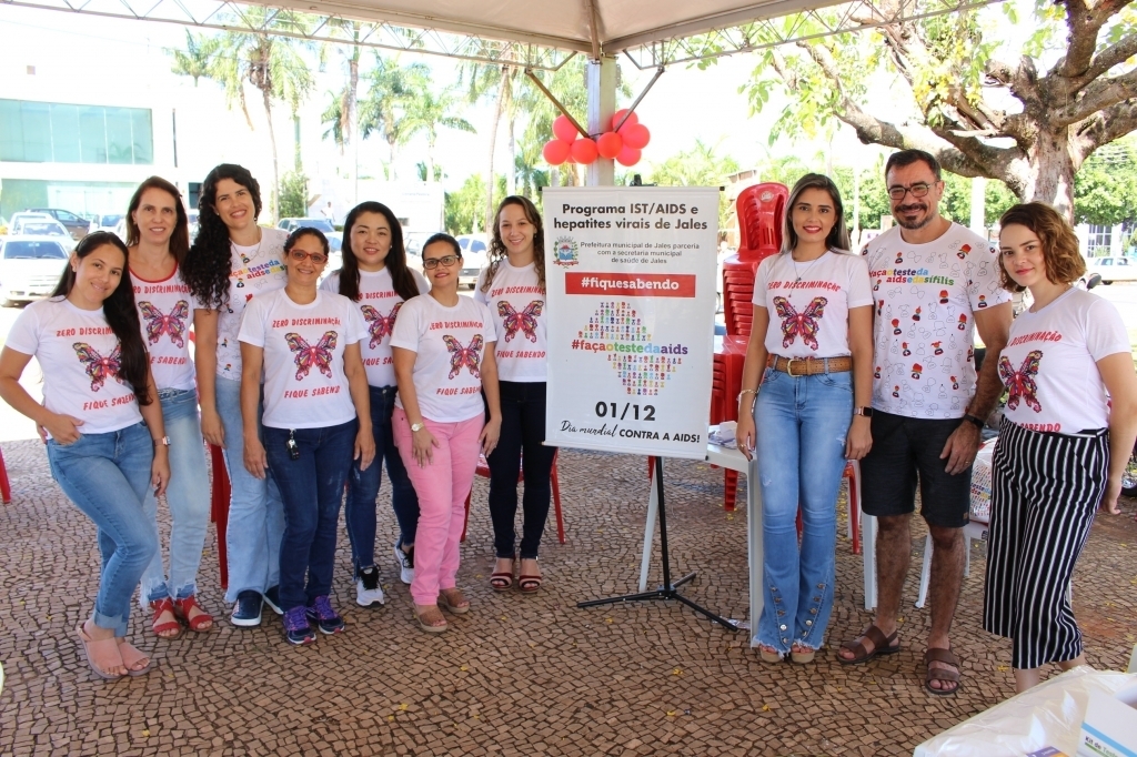 A equipe SAE/CTA de Jales ainda vai continuar com a Campanha Fique Sabendo até o dia 19 de dezembro, em várias USBs da cidade