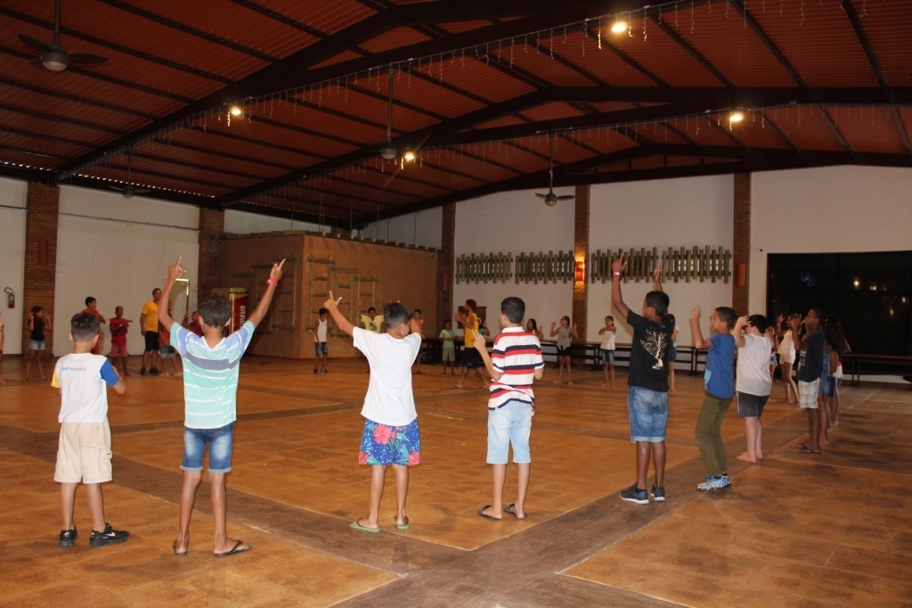 Brincadeiras também foram realizadas após o almoço