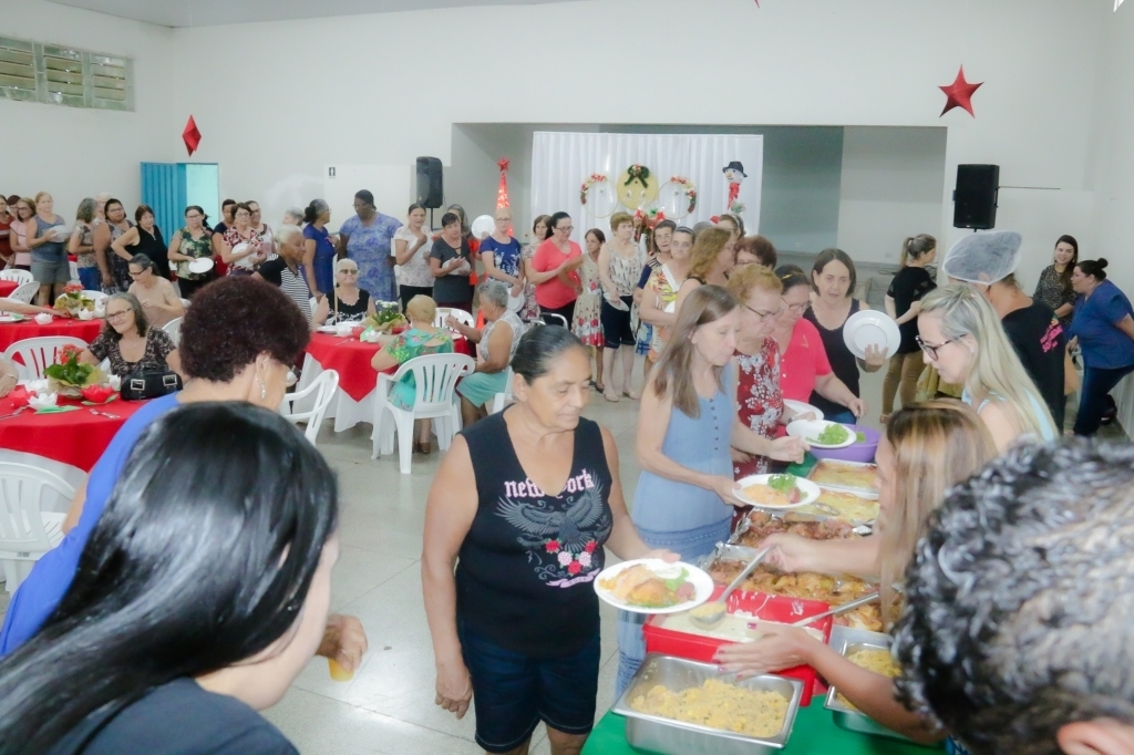Um delicioso almoço foi servido