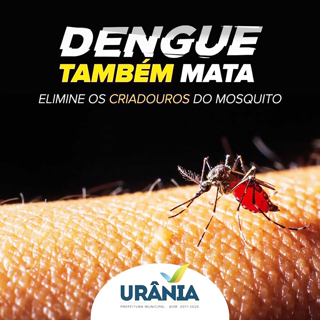 Secretaria de Saúde de Urânia alerta população para o combate ao mosquito Aedes Aegypti