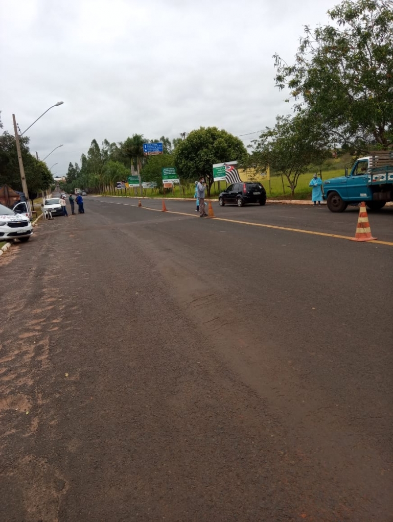 Pontalinda instala barreira sanitária na entrada da cidade, seguindo normativas para contenção do novo coronavírus